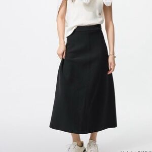 Uniqlo Women’s Navy Blue Sweater Knit A-Line Pull On Skirt Size 10